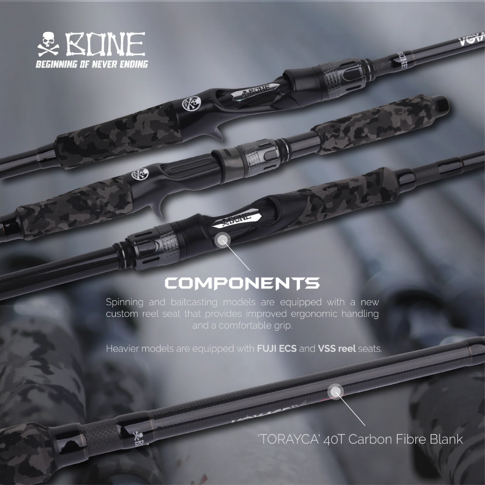 Bone Voyage X Travel Spin Rod