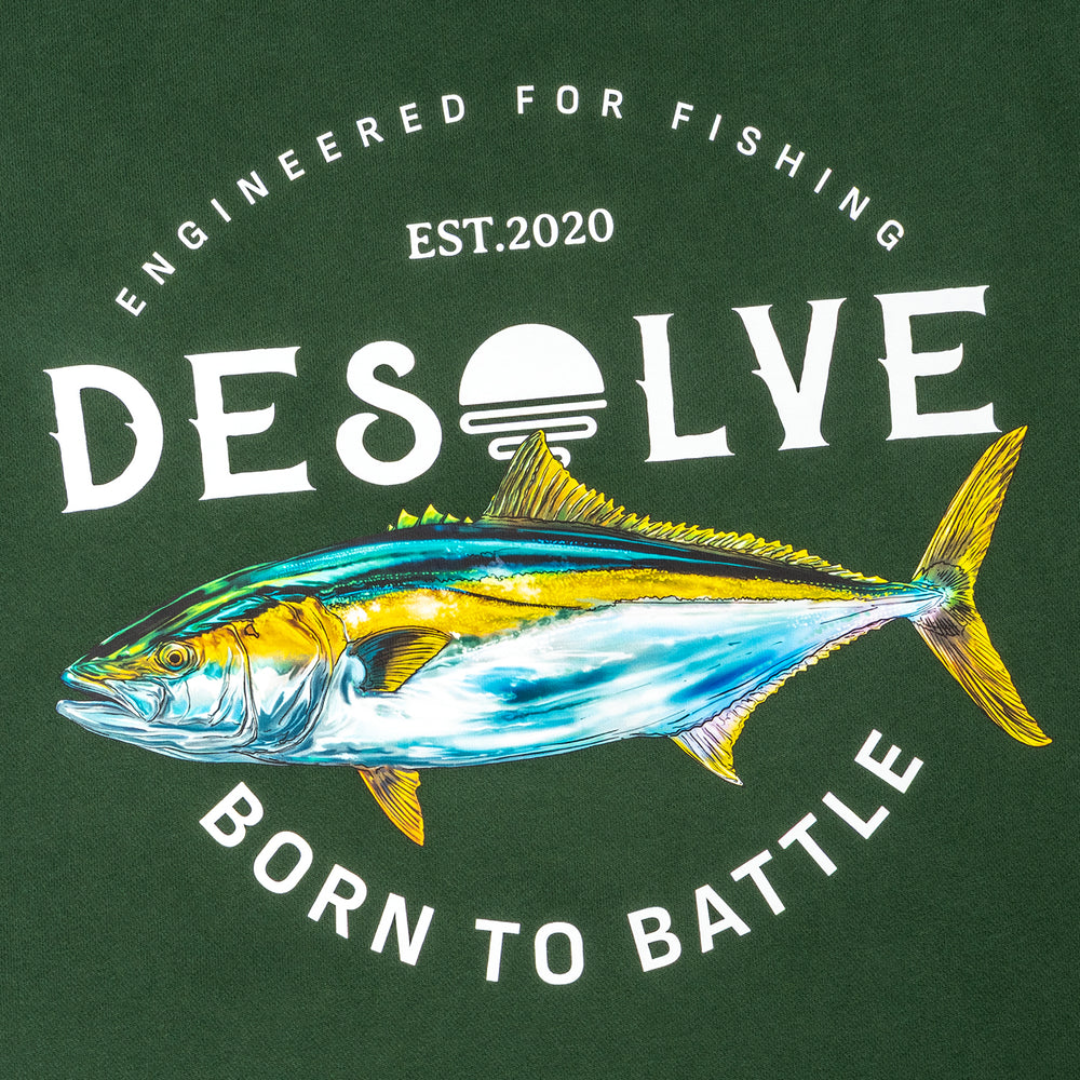Desolve Born to Battle Hoodie Kingfish