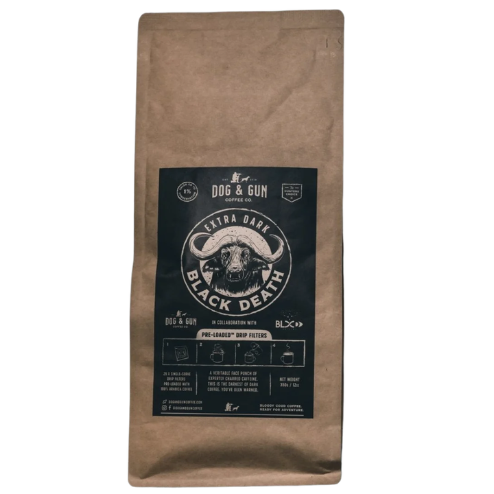 Dog & Gun Black Death Whole Beans 500gm