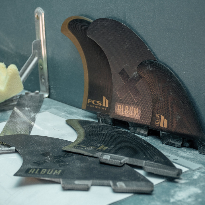 FCS ll Album Keel Twin Surfboard Fin Set
