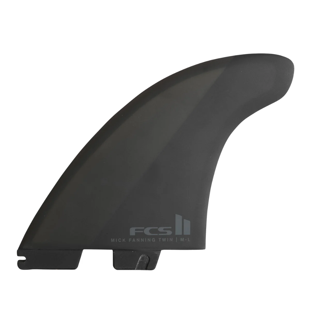 FCS ll Mick Fanning Twin + Stabiliser Surfboard Fin Set