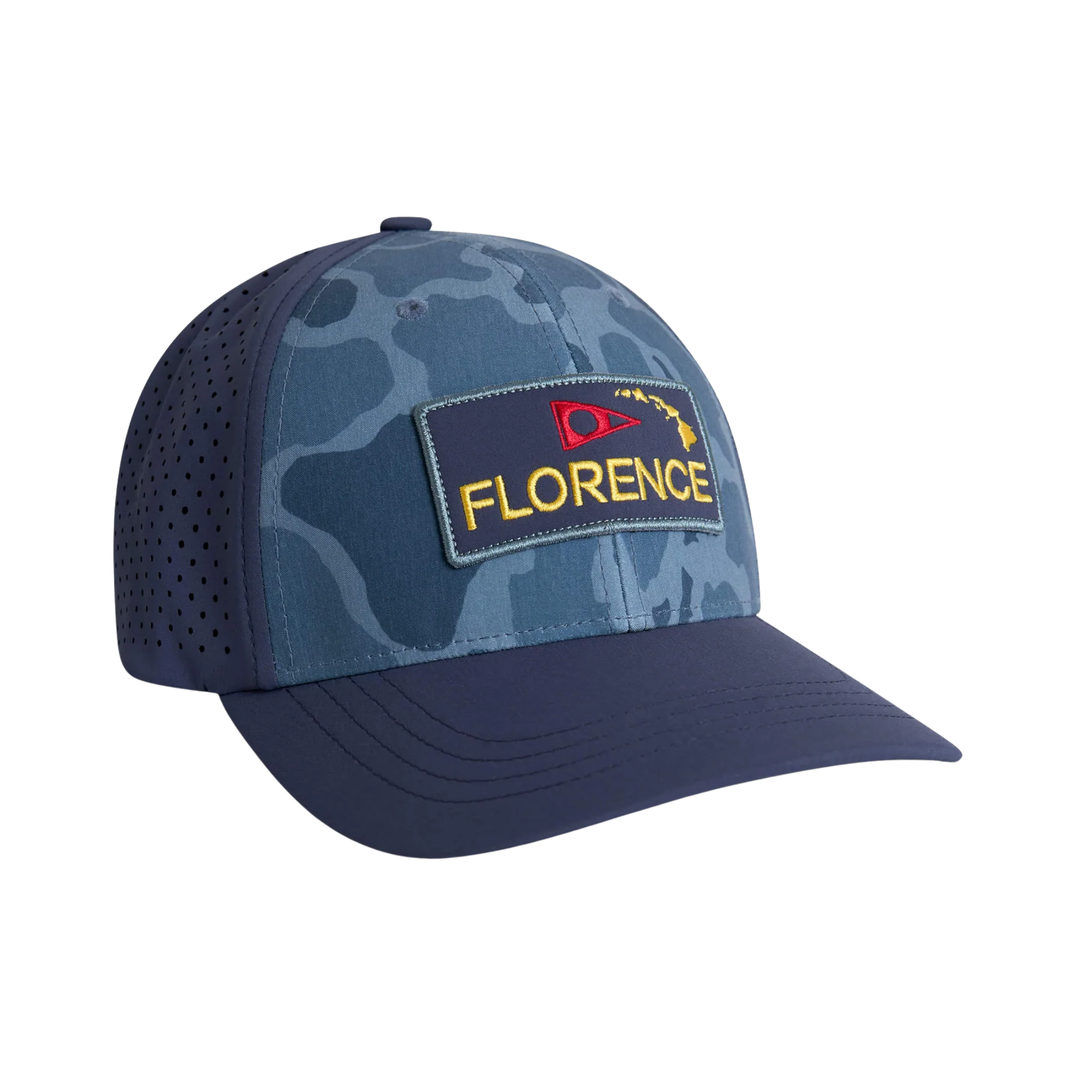 Florence Marine Camo Airtex Trucker Cap