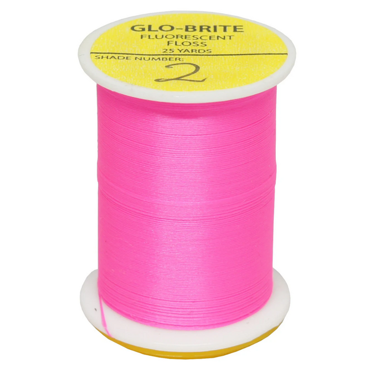 Glo Brite Fluorescent Fly Tying Floss