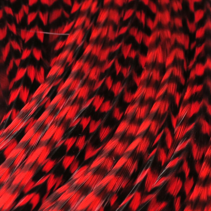 Hareline Half Grizzly Saddle Feathers