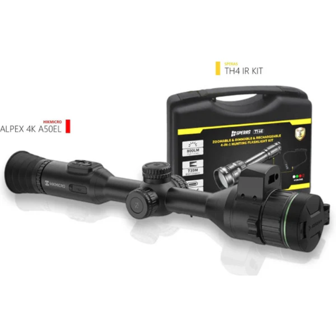Hikmicro Alpex Pro 4K A50PL + Speras TH4K Light Kit