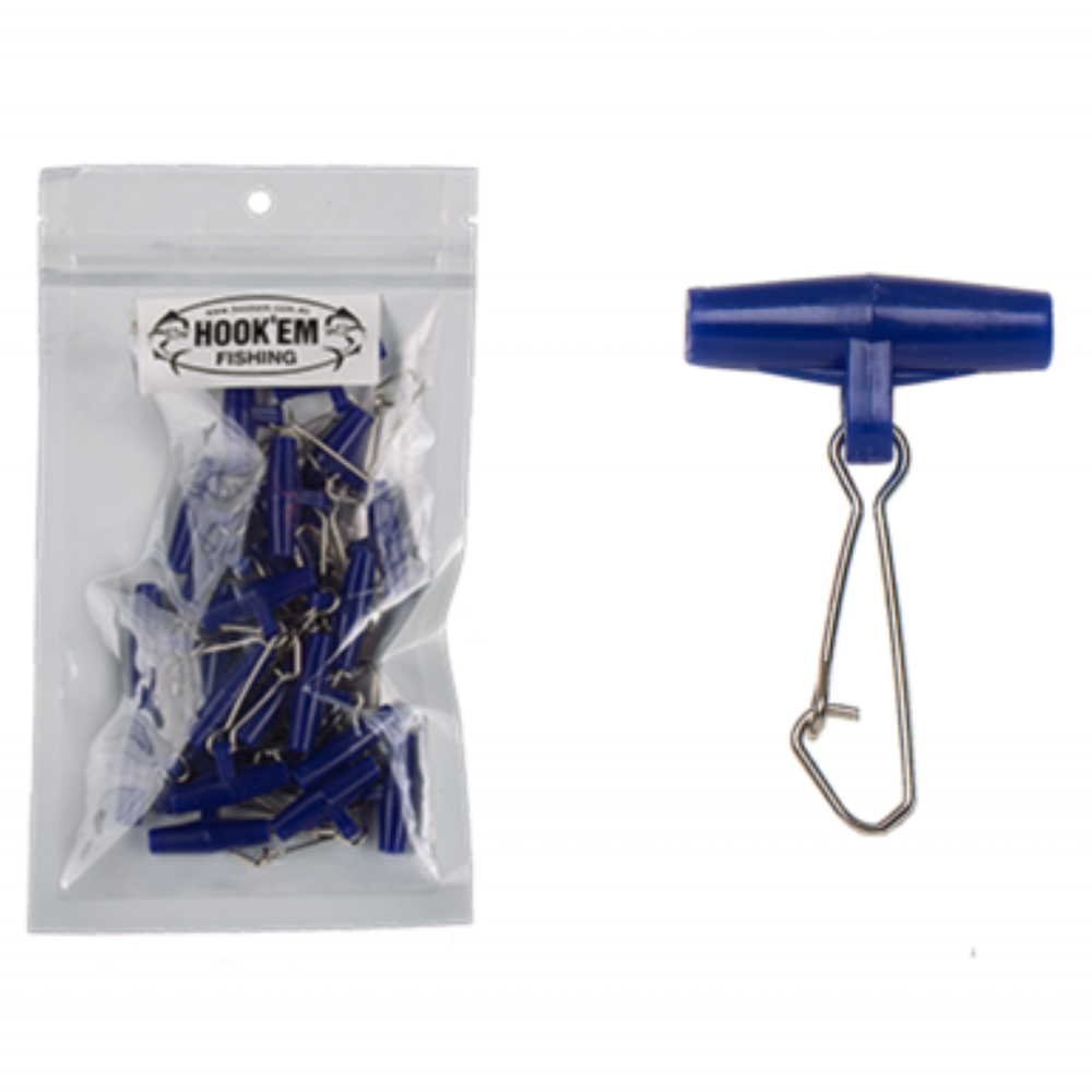 Hookem Easy Rig Clip Med Blue Pk20 – Boss Outdoor