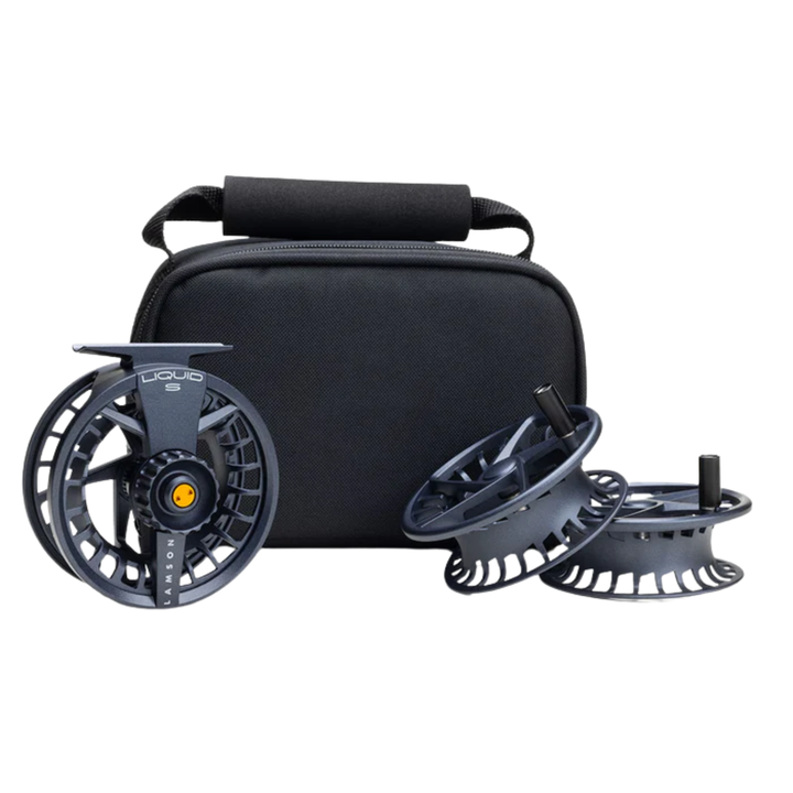 Lamson Liquid S-Series Fly Reel Plus 2 spare spools