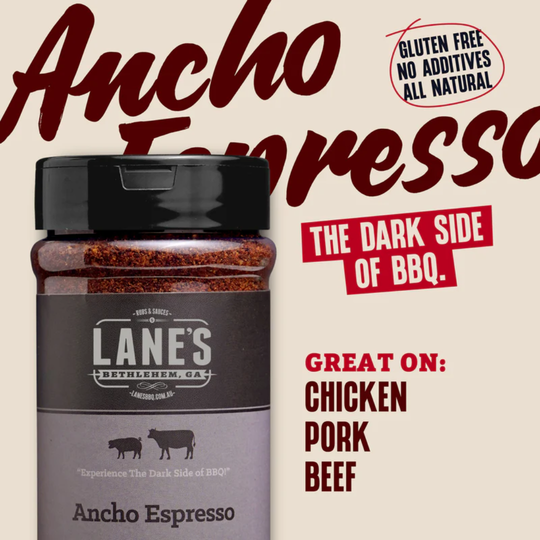 Lanes BBQ Rub Ancho Espresso