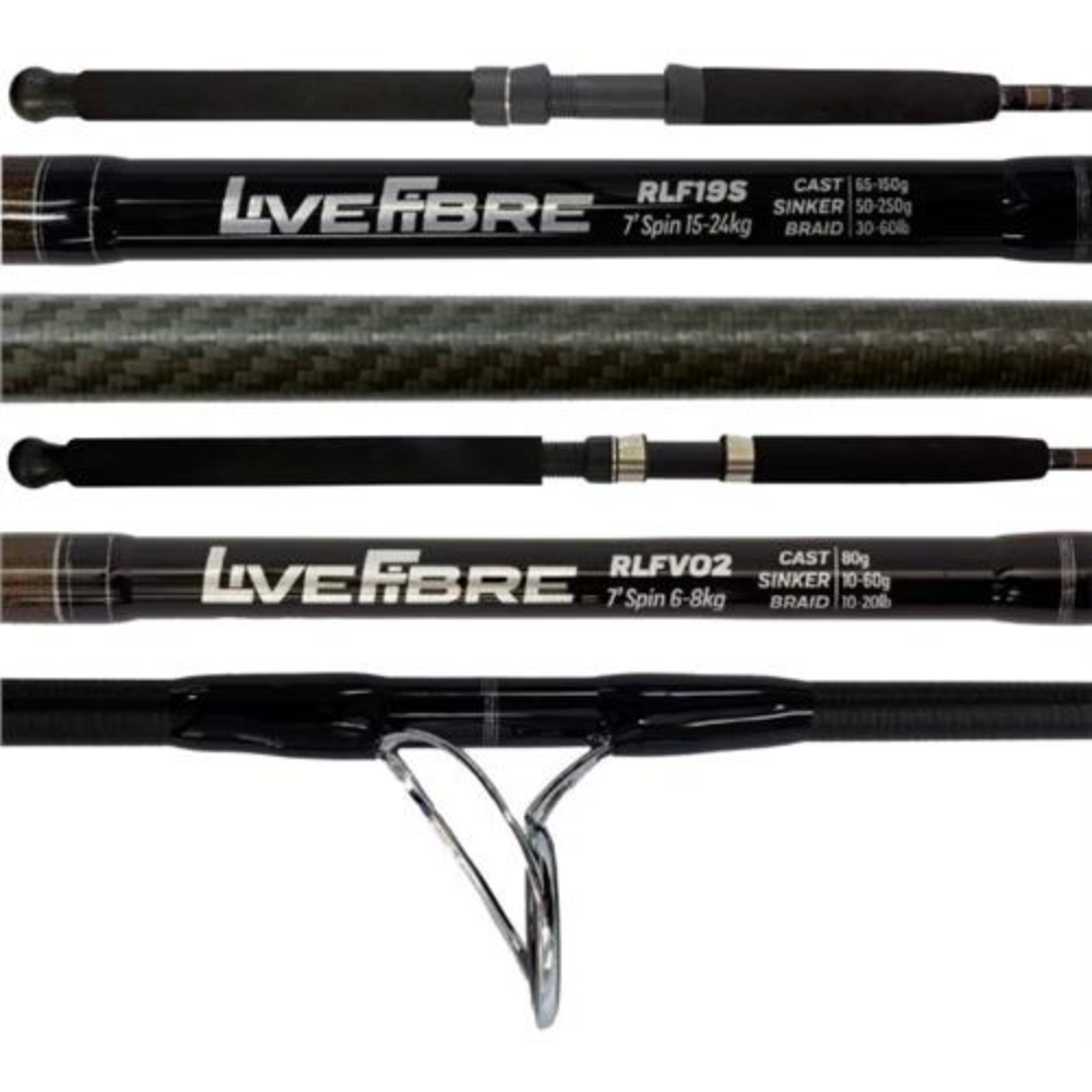 Live Fibre 10-20kg Spin Rod – Boss Outdoor