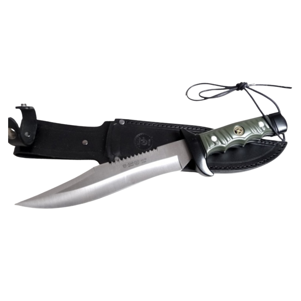 Nieto N-4202 Montana 11cm Fixed Stainless Blade in Black Leather Sheath