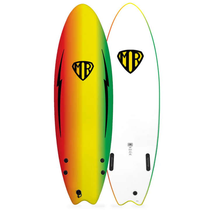 O&E Mr Spray Ezi Rider S-Twin Softboard 6'