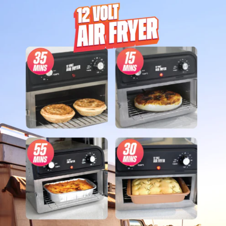 On The Road RV 12V Air Fryer SS