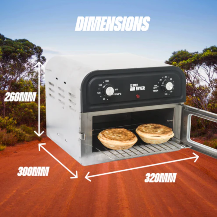 On The Road RV 12V Air Fryer SS