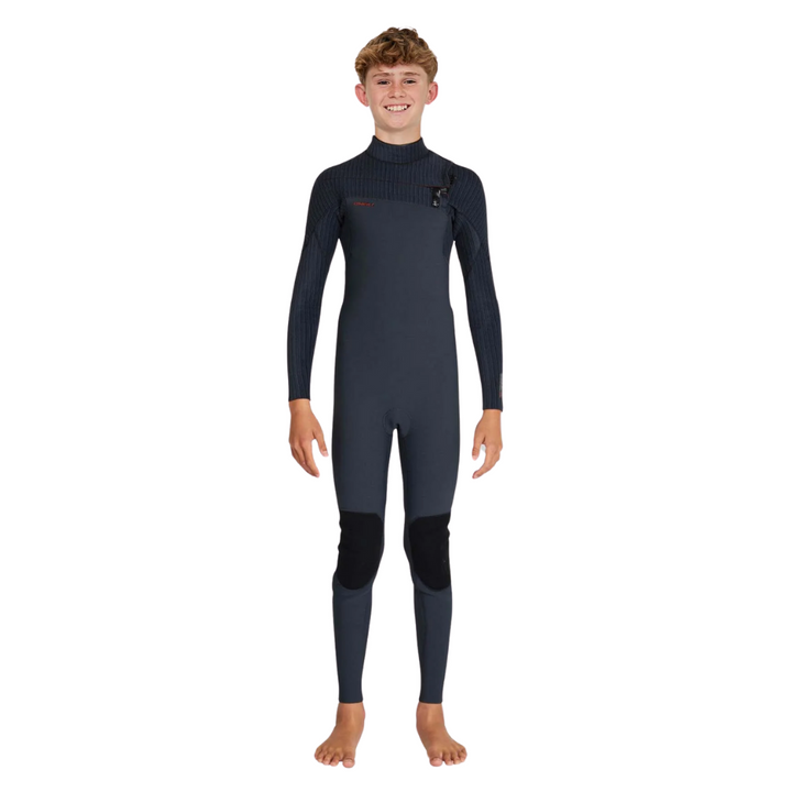 O'Neill Youth Hyper Fire 4/3mm Chest Zip Steamer Wetsuit