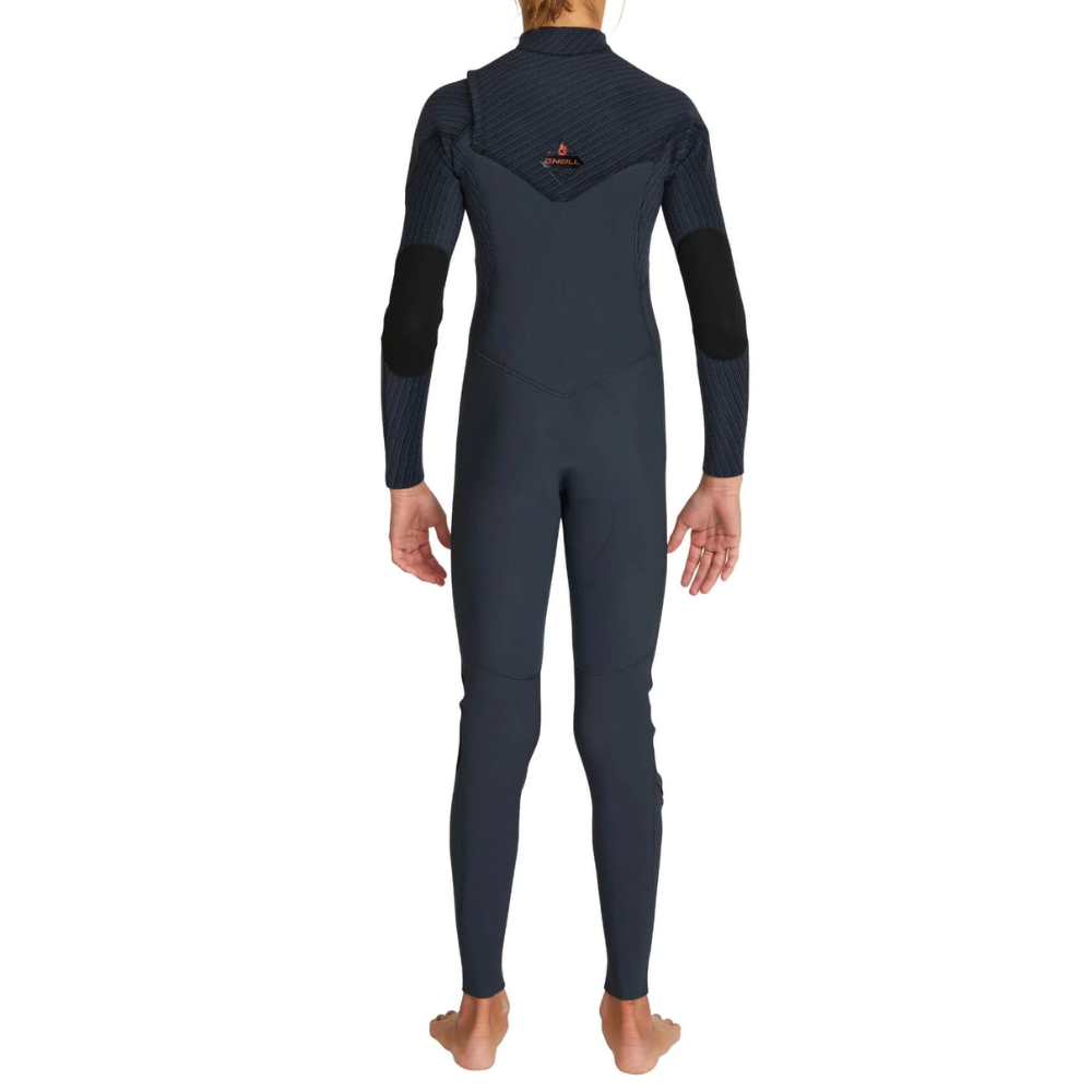 O'Neill Youth Hyper Fire 4/3mm Chest Zip Steamer Wetsuit