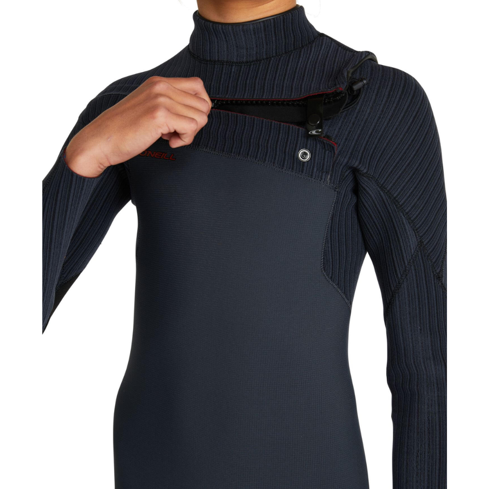 O'Neill Youth Hyper Fire 4/3mm Chest Zip Steamer Wetsuit