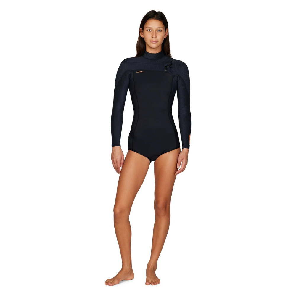 O'Neil Womens Hyperfreak 2mm Chest Zip Long Sleeve Spring Suit Wetsuit