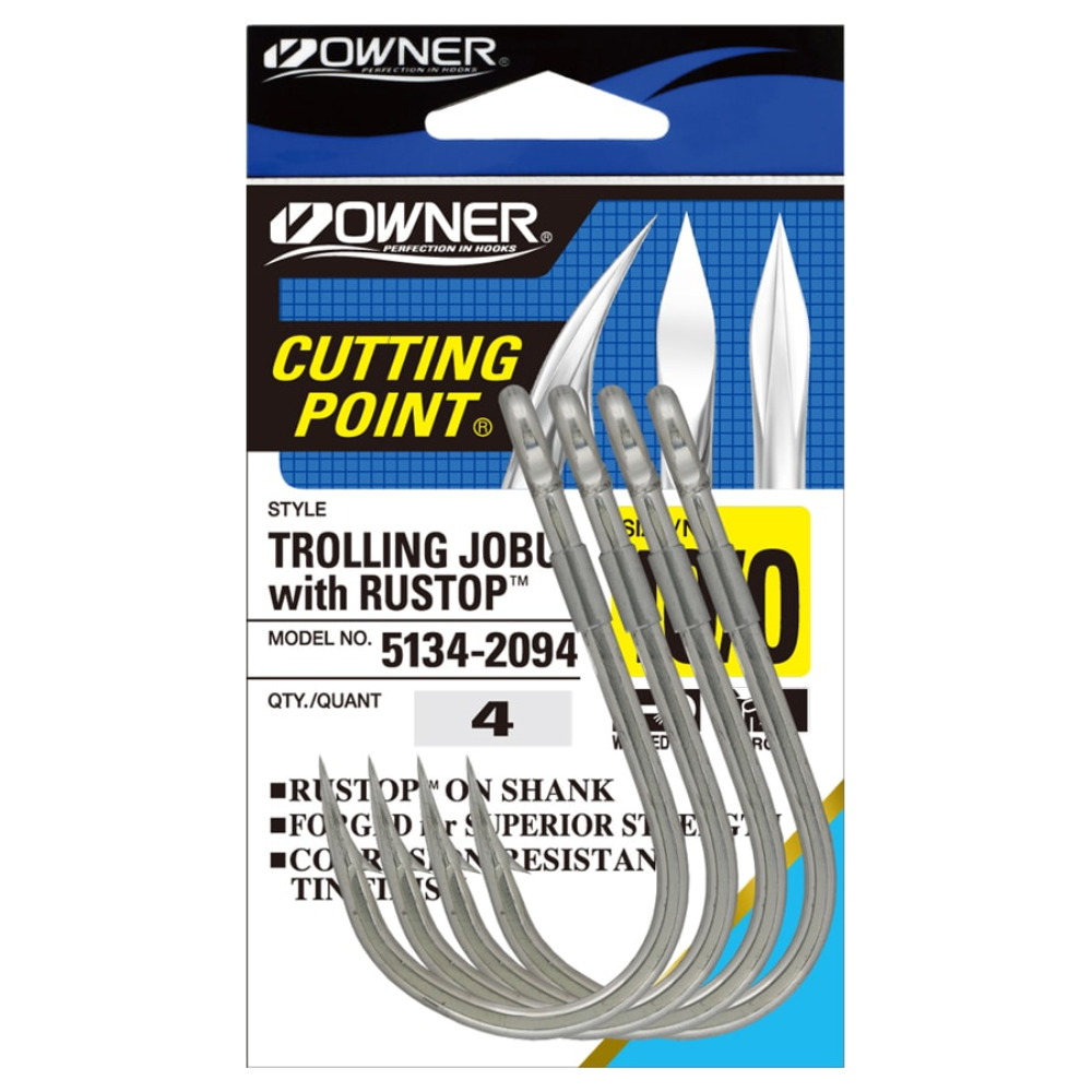 Owner Jobu Trolling Hook With Rustop