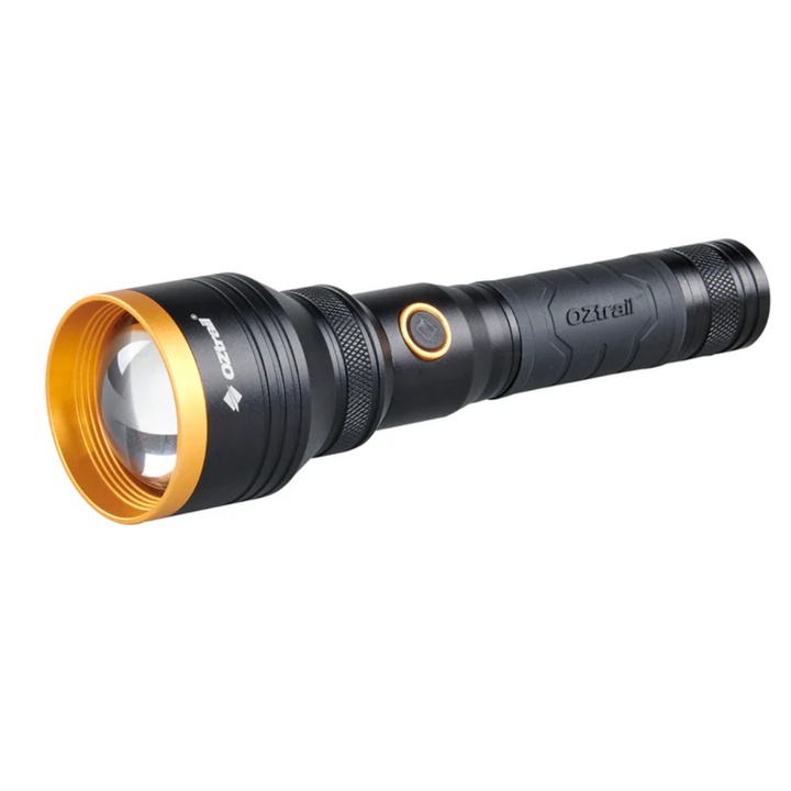 Oztrail 1000m Lumos Long Beam Flashlight
