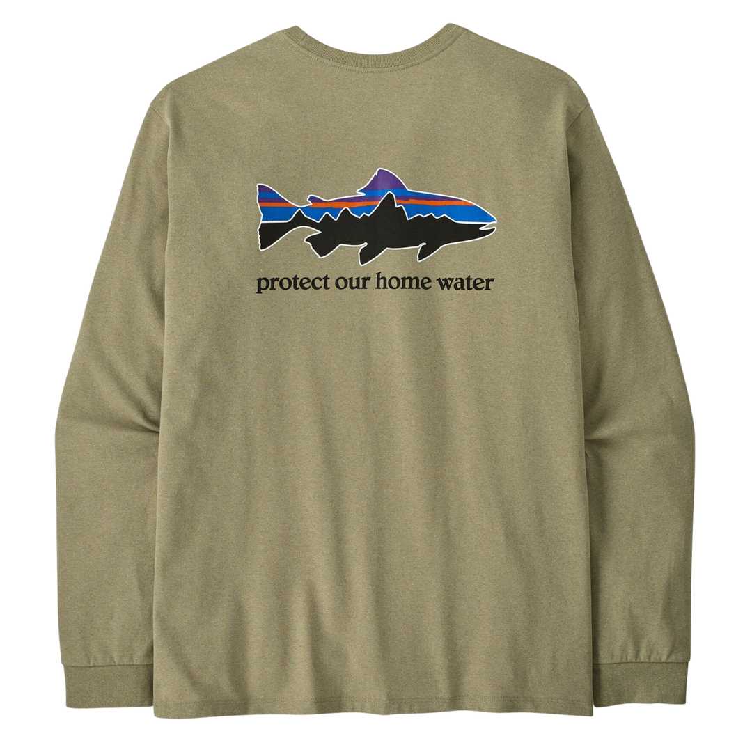 Patagonia M's L/S Home Water Trout Responsibili-Tee