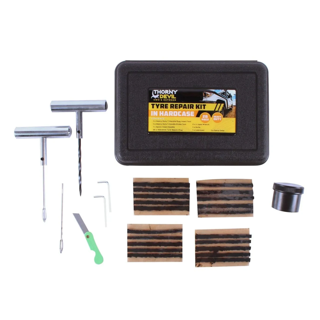 Thorny Devil Tyre Repair Kit 28 Piece W/Hard Case