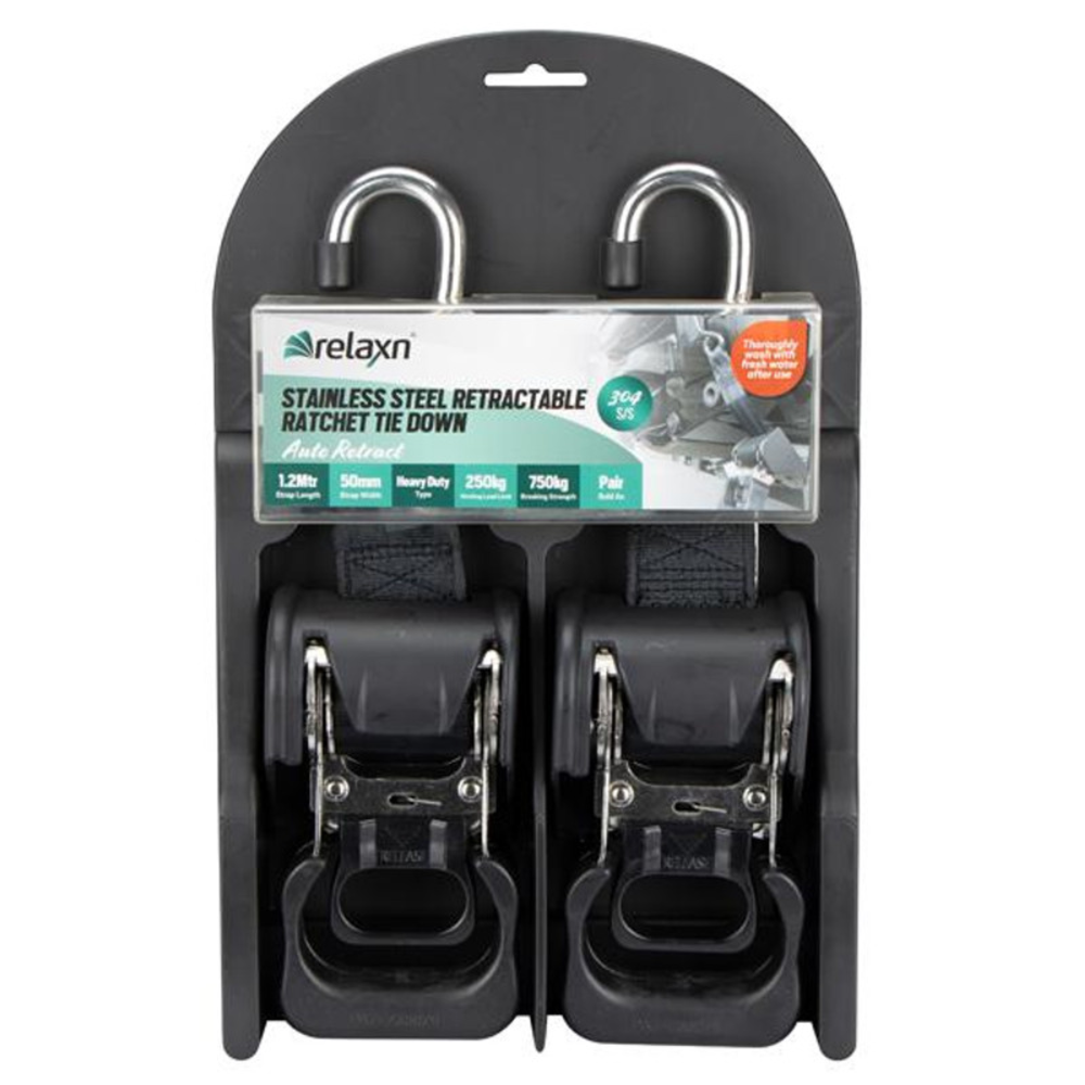 Relaxn Auto Retract Ratchet Tie Down