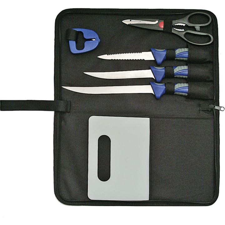 Rite Edge 6 piece Fillet Knife Set with Carry Case