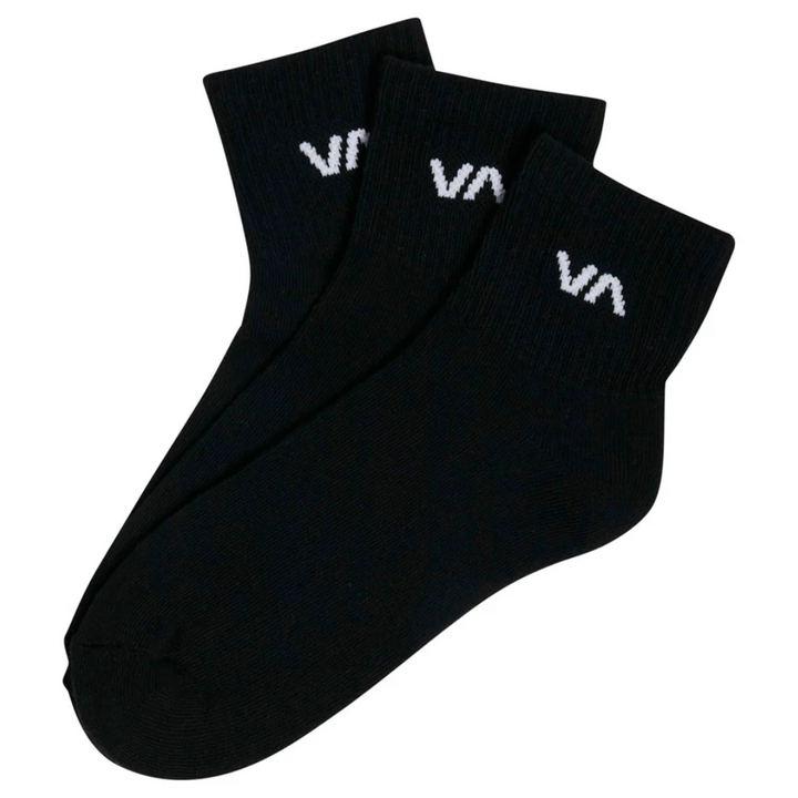 RVCA Womens VA Mini Crew Sock 3PK
