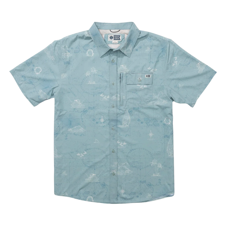 Salty Crew Flagship Uv Button Up S/S Shirt