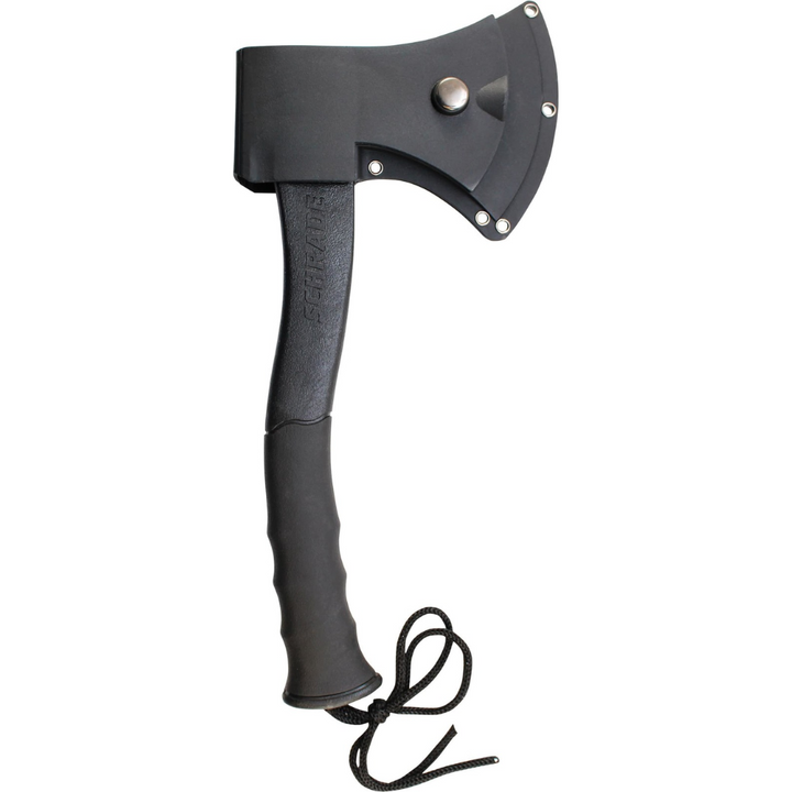 Schrade Survival Axe With Fire Starter & Molded Thermoplastic Belt Sheath
