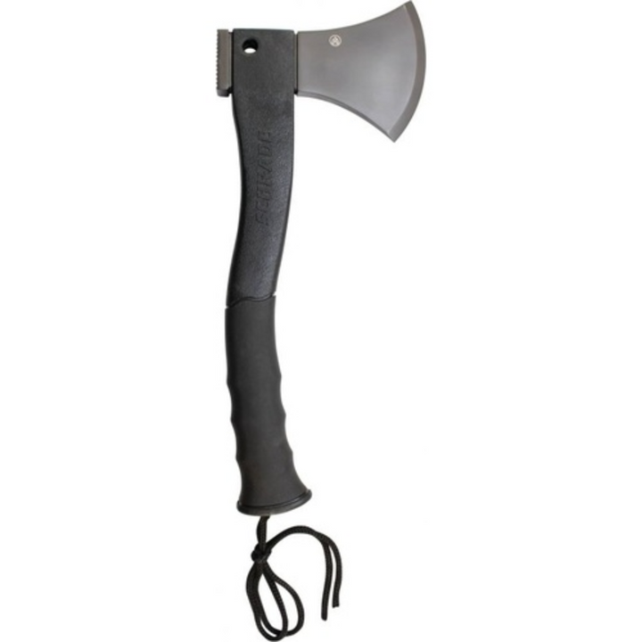 Schrade Survival Axe With Fire Starter & Molded Thermoplastic Belt Sheath
