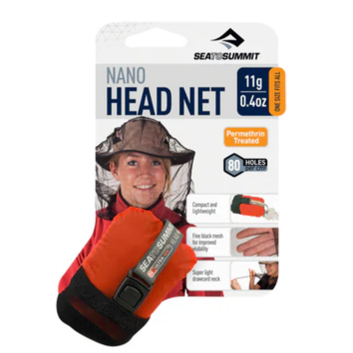 Sea to Summit Nano Mosquito Head Net Permethrin Treated