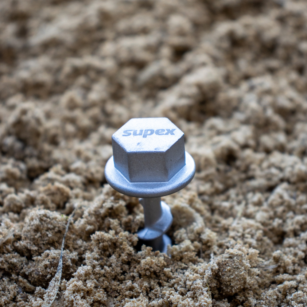 Supex Small Alloy Screw in Pegs