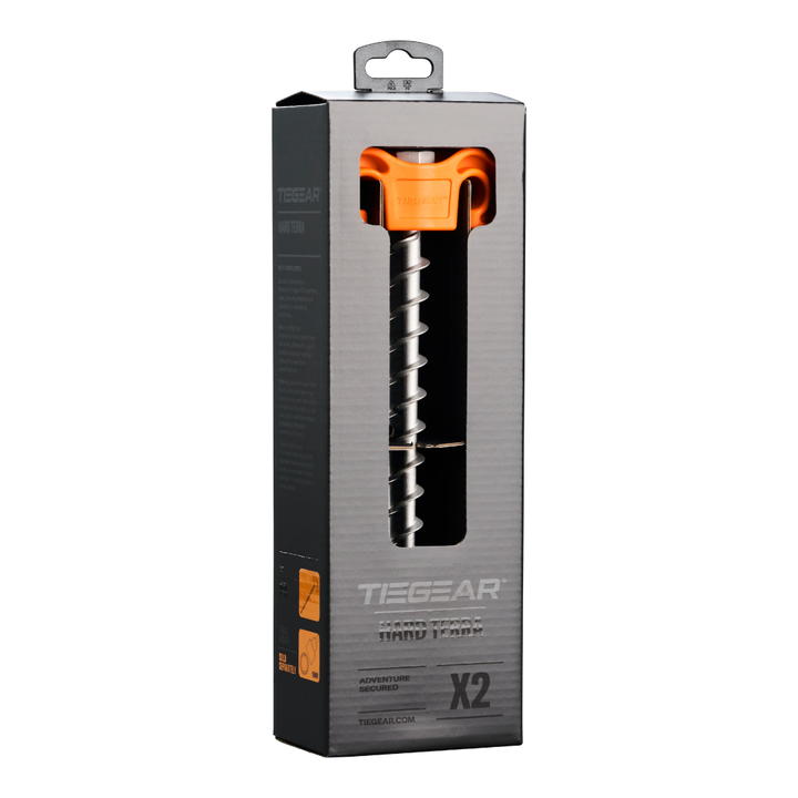 Tiegear Hard Terra Sand Peg 2 Pack 304SS (no driver)