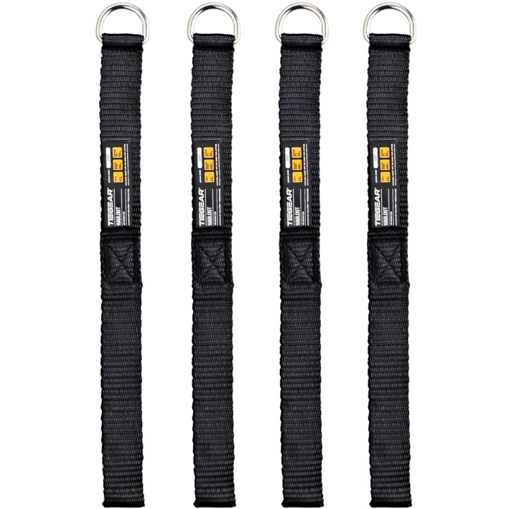Tiegear Soft Anchor 4 Pack with D Ring