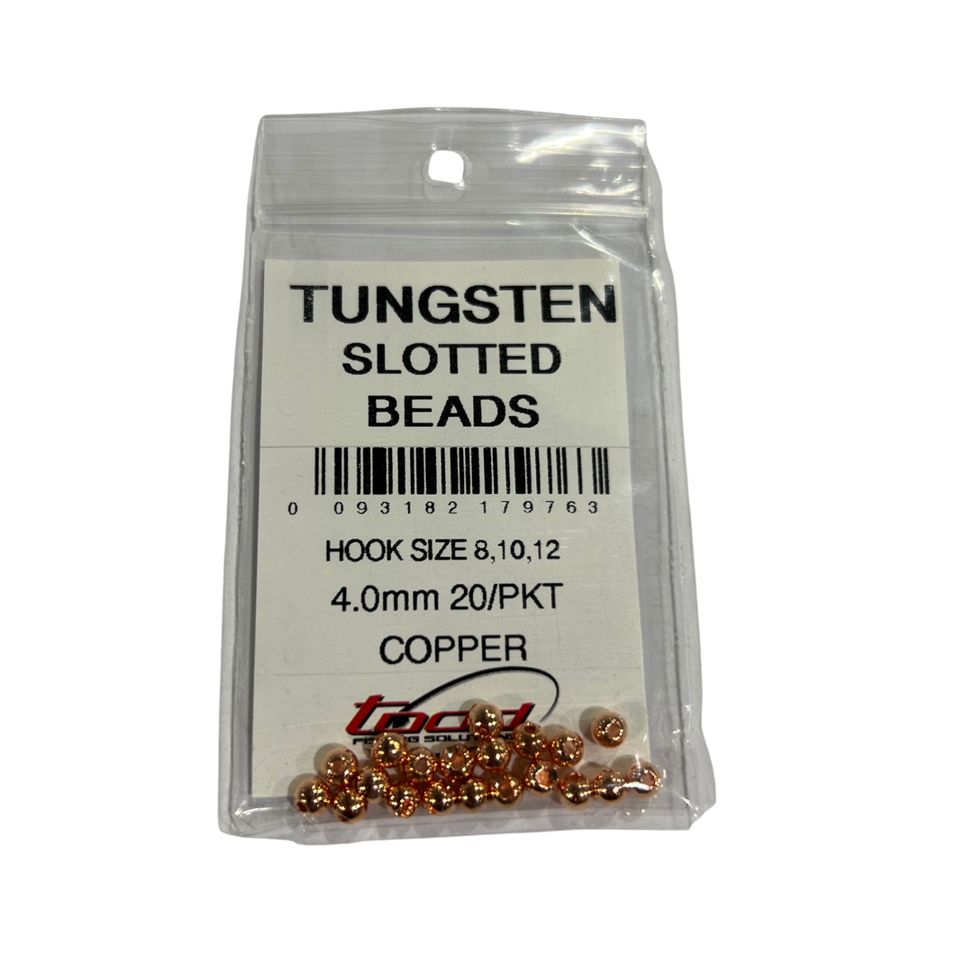 Todd Slotted Tungsten Beads 20pk