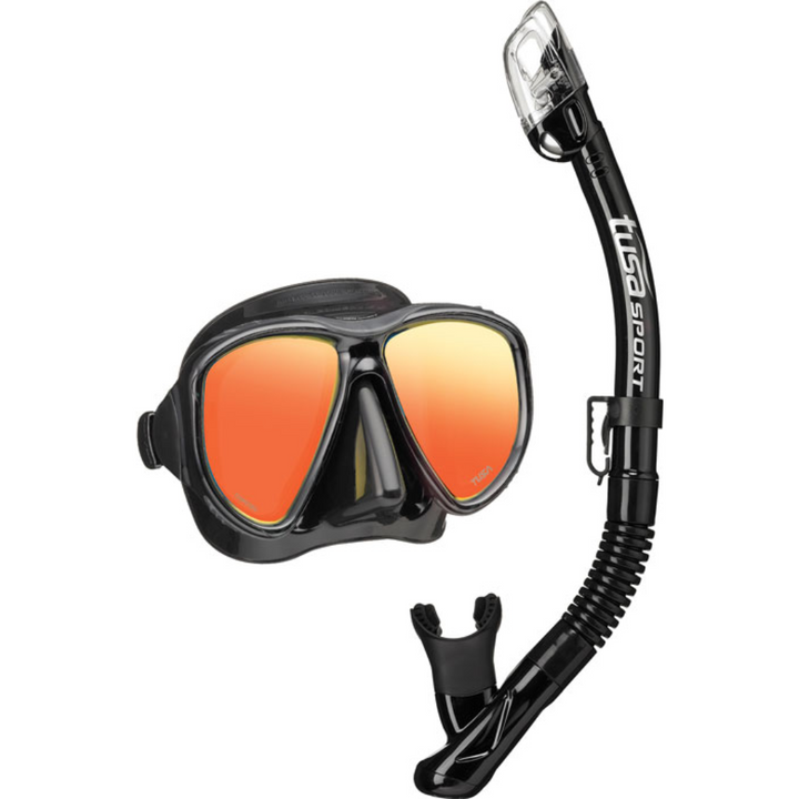 Tusa Powerview Mirror Adult Mask And Snorkel