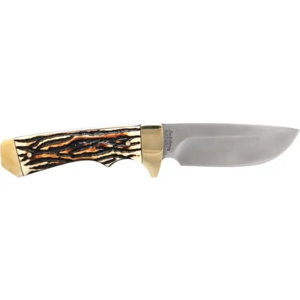 Uncle Henry Elk Hunter Fixed Blade Knife with sheath