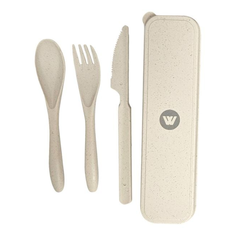 Wildtrak Wheat Straw Tableware Set 4pc