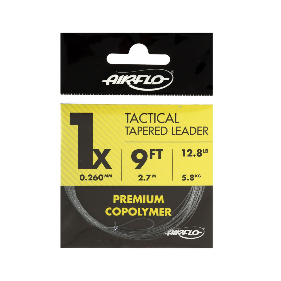Airflo Tactical Tapered Leader 1X 9FT 12.8LB