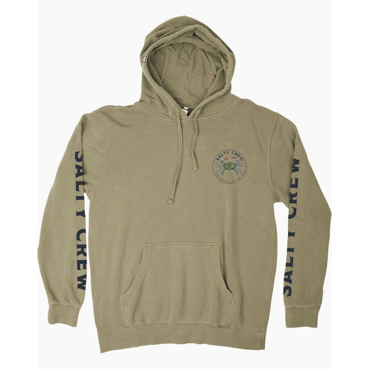 Salty Crew Blue Crabber Overdyed Fleece
