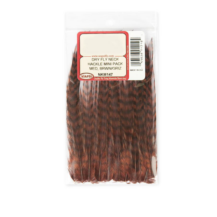 Wapsi Dryfly Neck Hackle Mini Pack