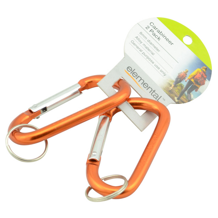 Elemental Carabiner 8mm 2Pk