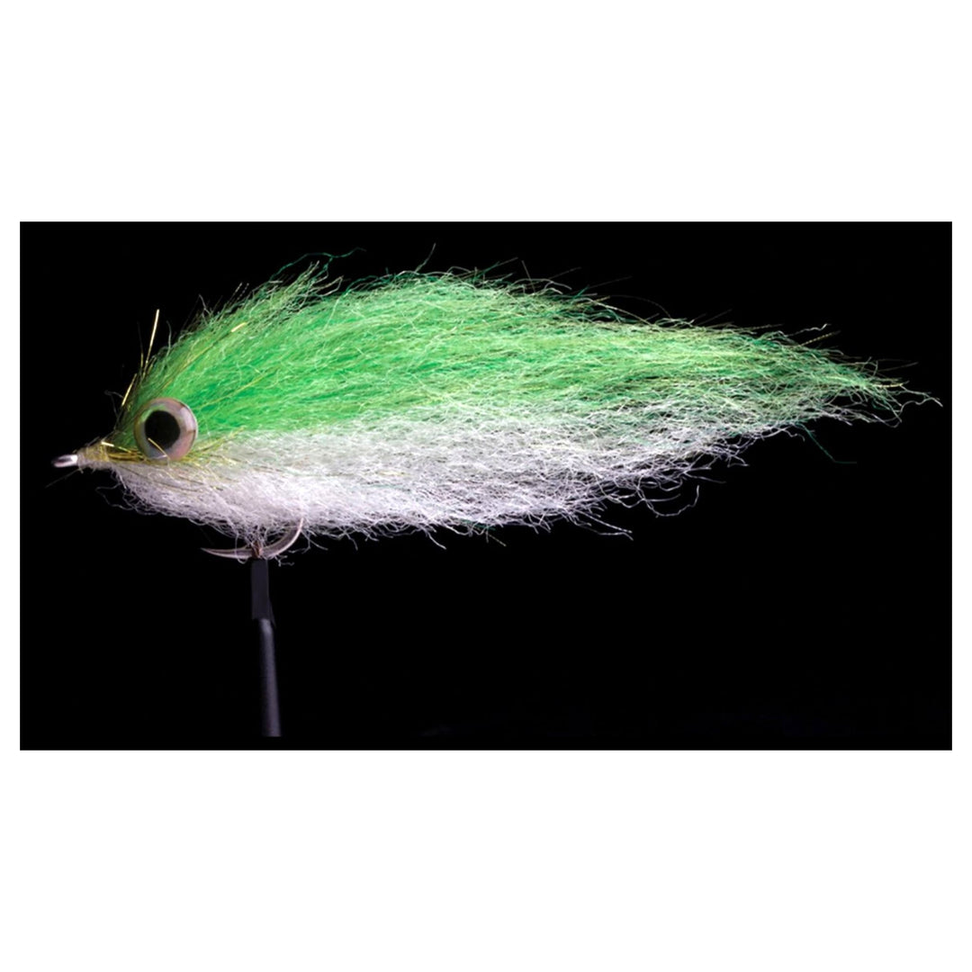 Manic Lucent Minnow Chartreuse/White 2/0