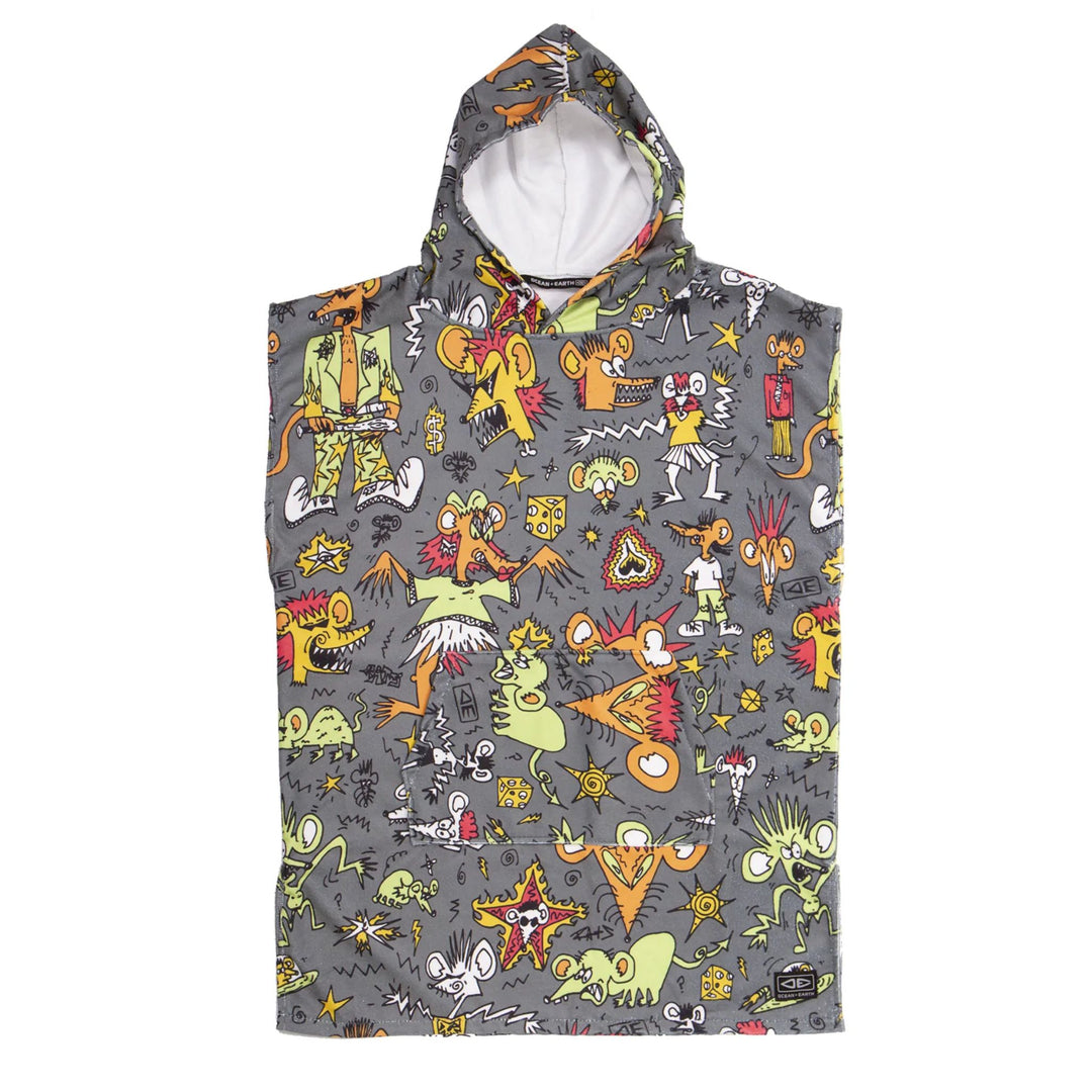 Ocean-And-Earth-Youth-Irvine-Hooded-Poncho-Charcoal