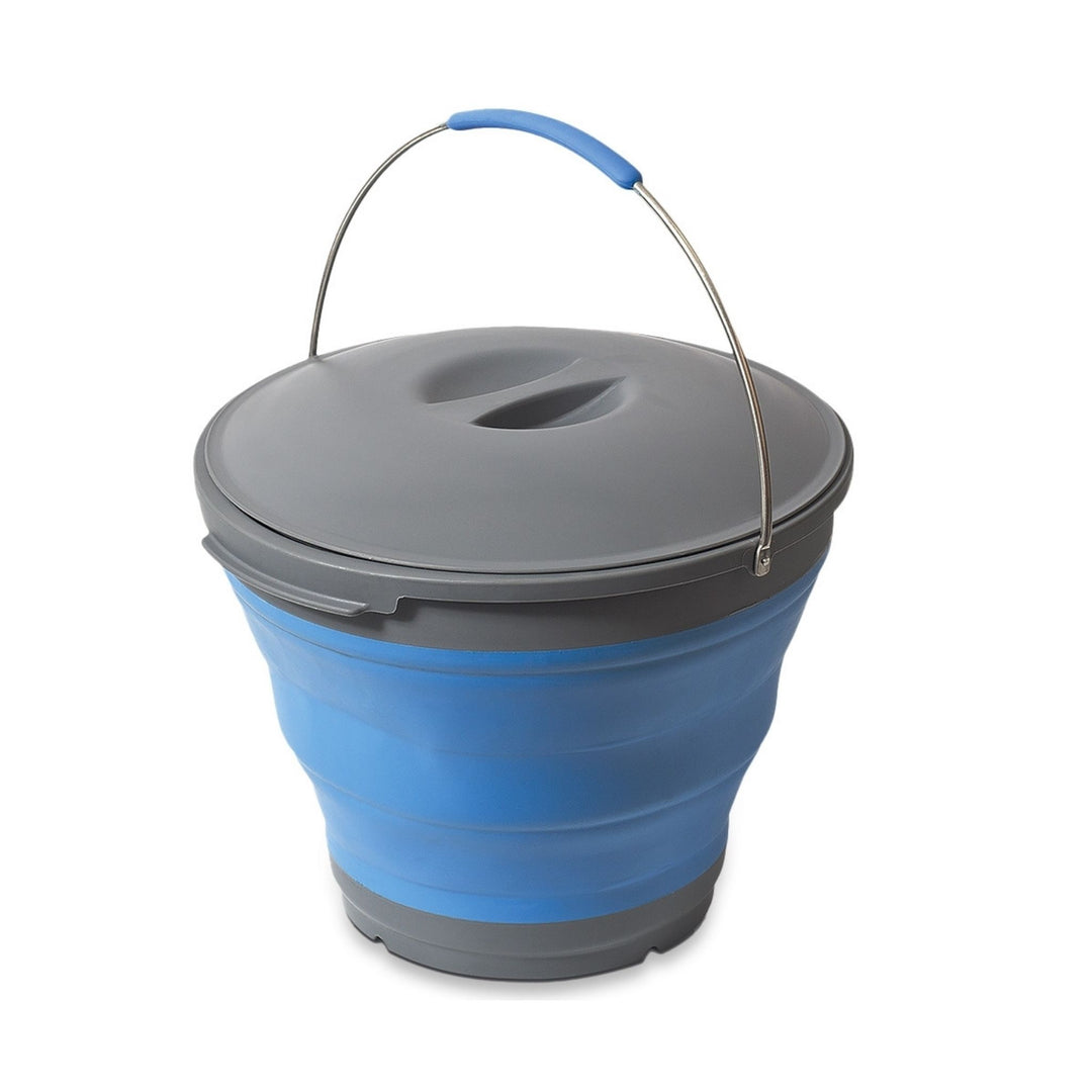 Companion Pop Up Bucket With Lid 10L