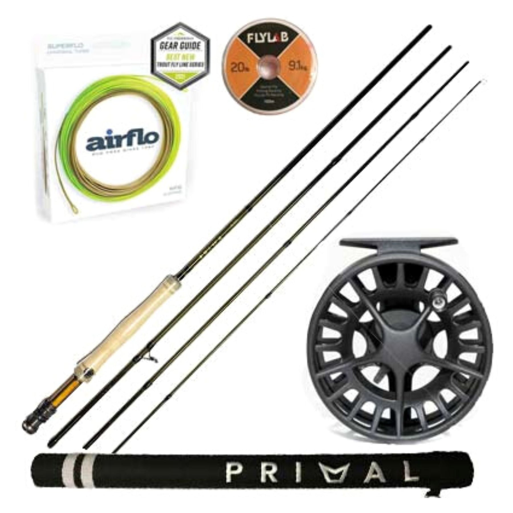 Primal Bold Fly Rod Combo 10FT 6 Boss Outdoor