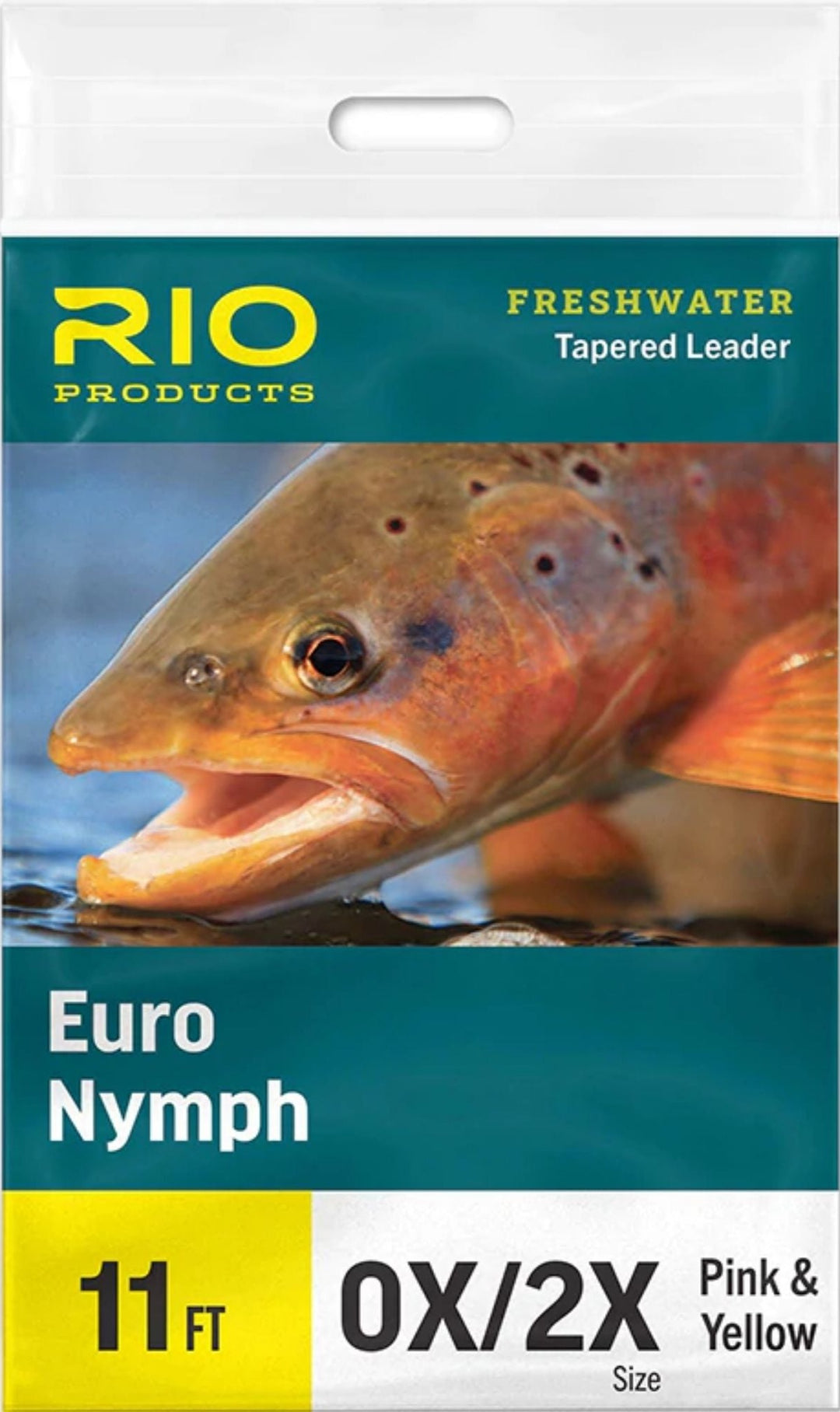 Rio Euro Nymph Leader 11ft 0x/2x