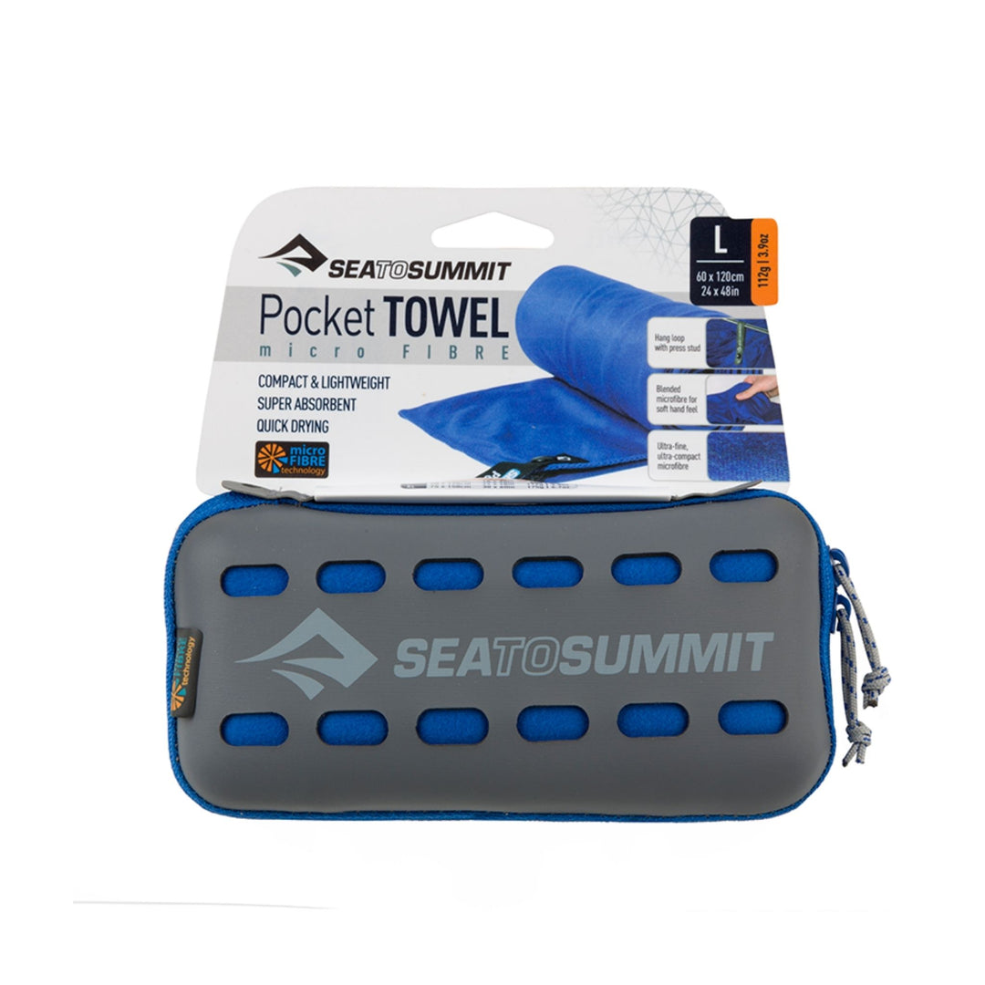 Sea to Summit Pocket Towel L Cobalt