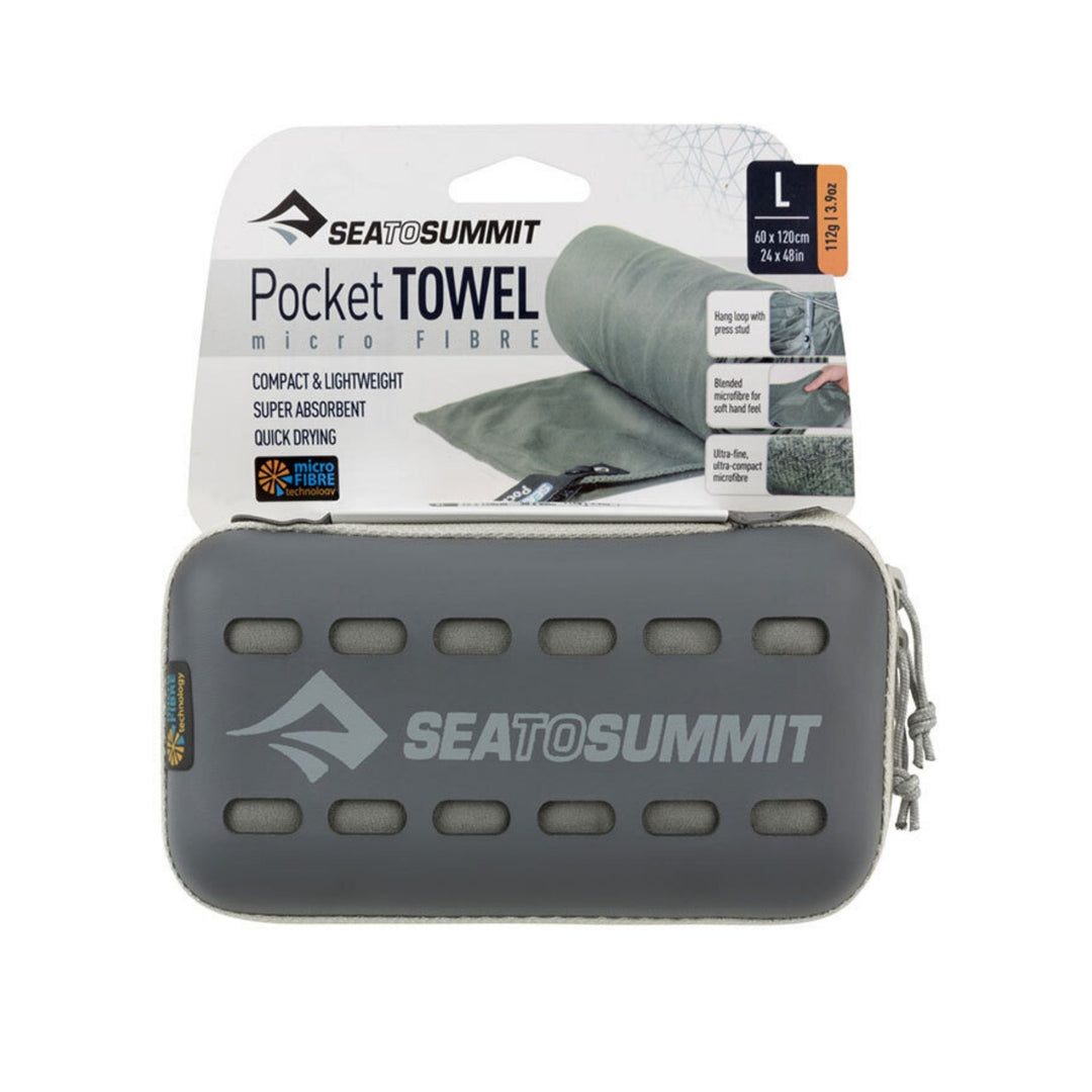 Sea to Summit Pocket Towel L Grey